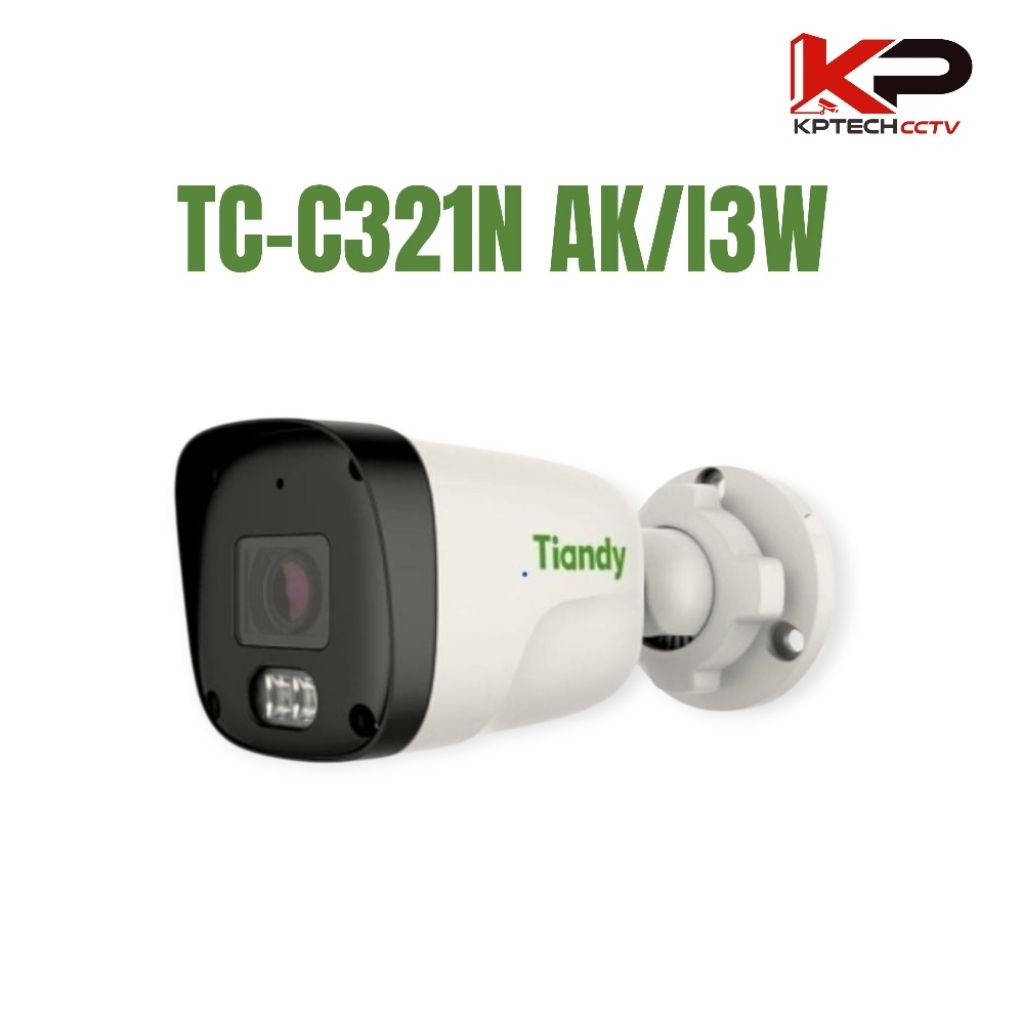 TC-C321N AK/I3W เลนส์ 2.8mm กล้องระบบ IP ความละเอียด 2 MP ภาพสี 24ชม.