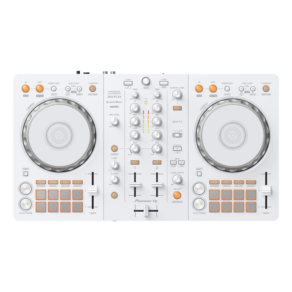 DDJ-FLX4-W คอนโทรลเลอร์ DJ แบบ 2 Channel สำหรับ DJ Application ต่างๆ PIONEER DJ