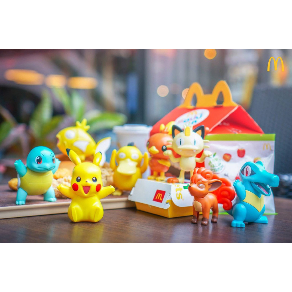 Happy meal pokemon mcdonald pikachu