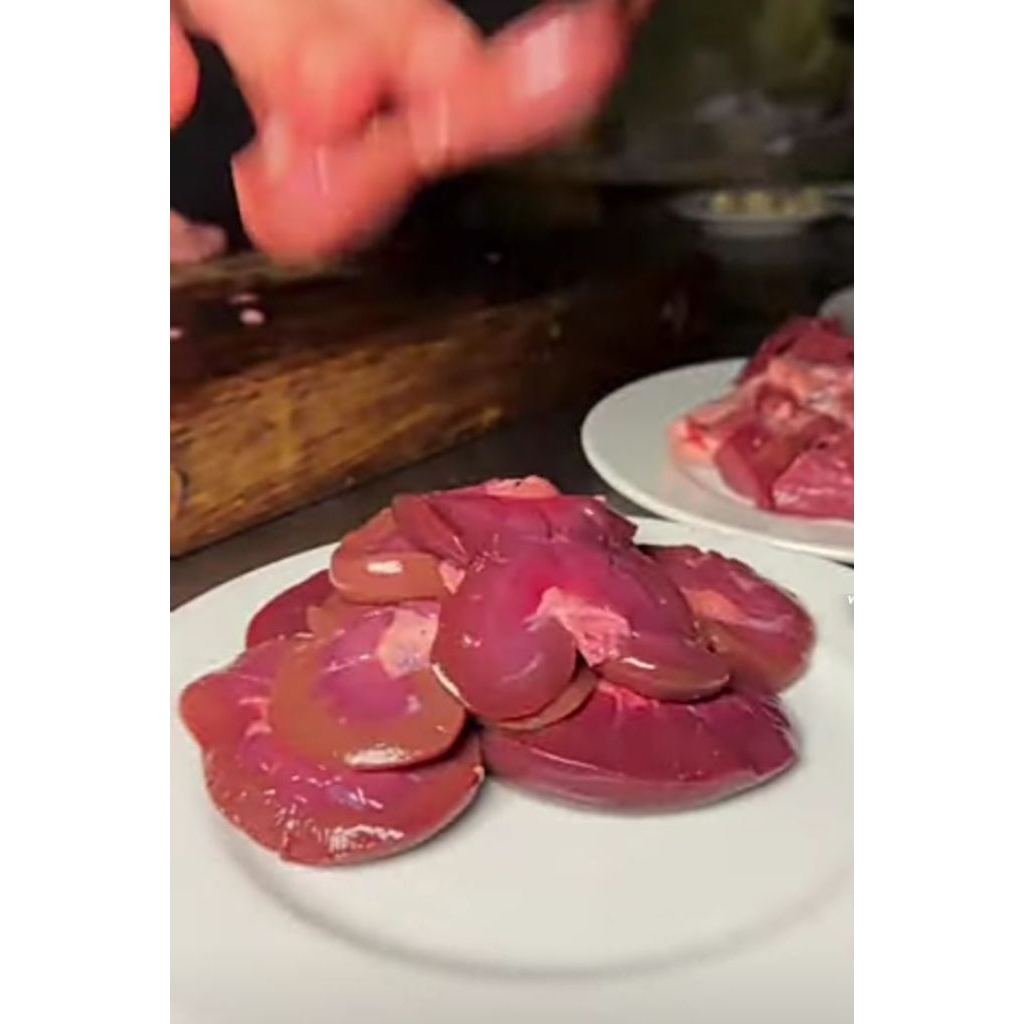 ไตแกะ ฮาลาล [Lamb kidney] เปิดใจสักครั้ง เคี้ยวแล้วหนึบหนับ รังสรรค์ได้หลายเมนู ให้ 1 กิโล ส่งฟรี
