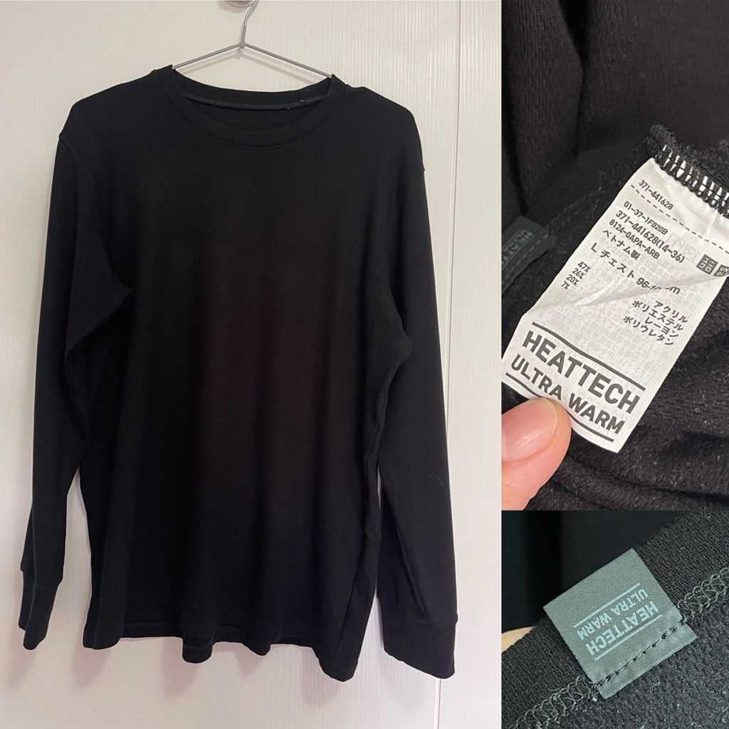 Uniqlo Heattech Ultra Warm ผู้ชาย สีดำ(อัลตร้าวอร์ม)