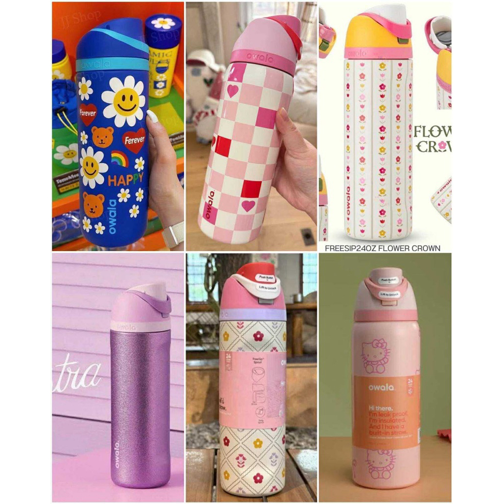 พร้อมส่งในไทย ขวดน้ำ owala มีรูปงานจริงดูรูปก่อนสั่ง ใบละ 299฿ ส่งของทุกวัน