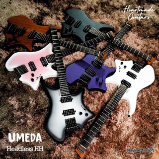 (Full SetUp) กีตาร์ไฟฟ้าหัวตัด Nologo - Headless Guitars H-H