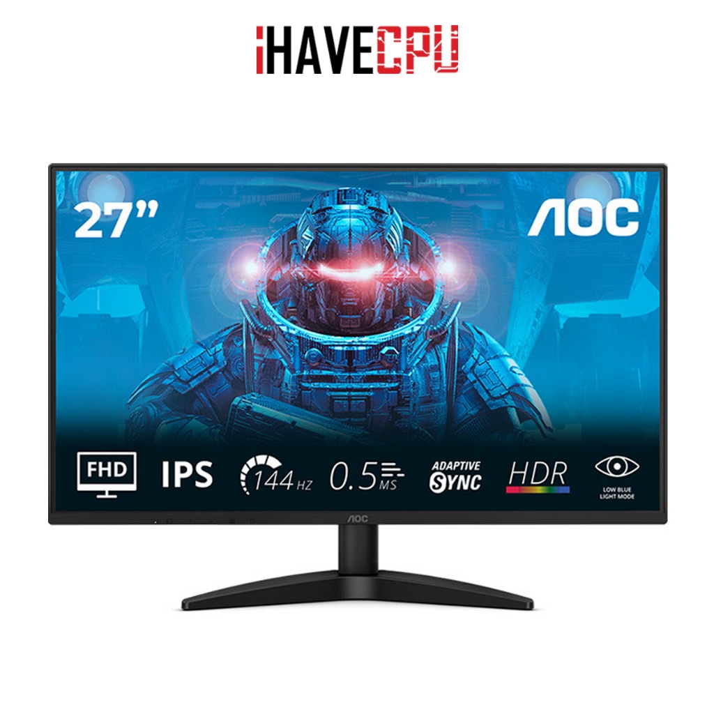 iHAVECPU MONITOR (จอมอนิเตอร์) AOC 27B36X/67 - 27 IPS FHD 144Hz