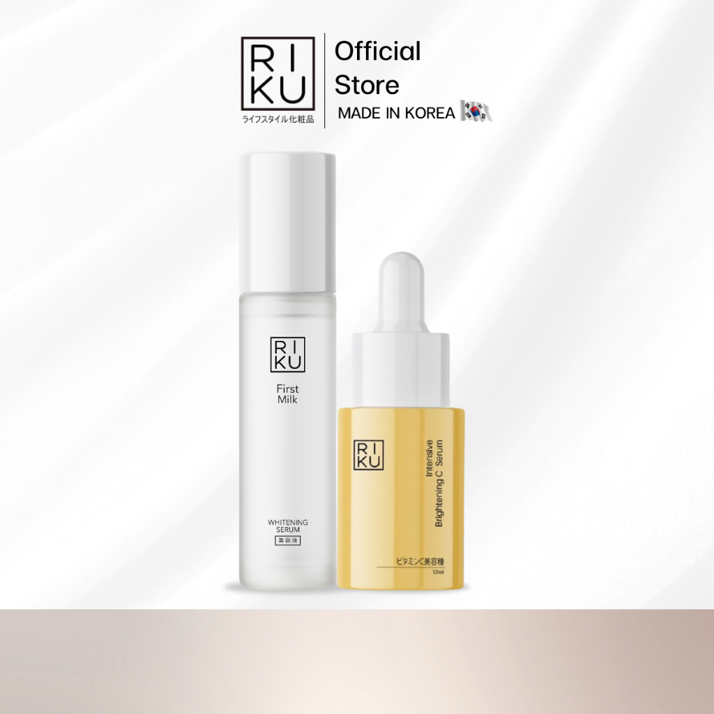 (เซ็ตลดสิว รอยสิว x2) โปรโมชั่น  RIKU ริคุวิตามินซีหน้าใส เซรั่มลดสิวอักเสบ วิตซีผิวขาว กู้ผิวหมองคล้ำ รอยสิว รอยดำ