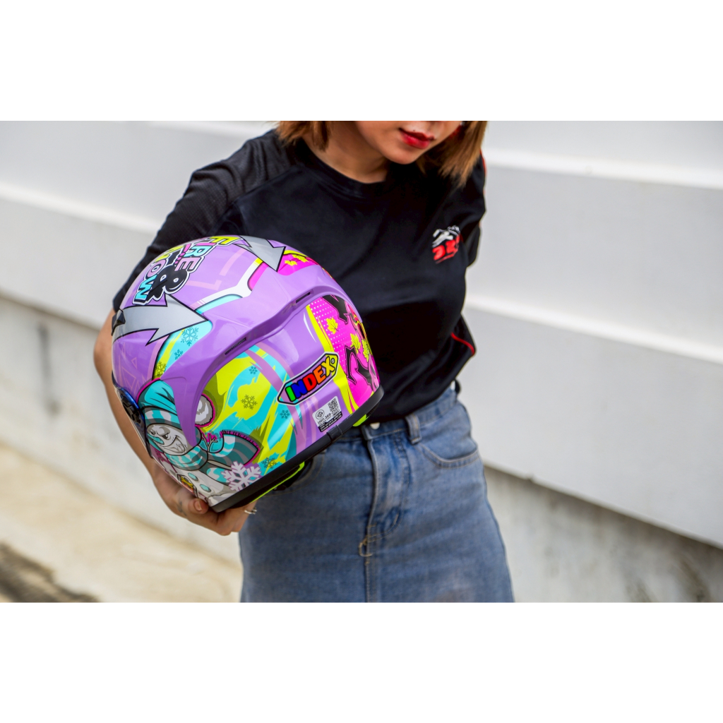 หมวกกันน็อค สำหรับเด็กและคนหัวเล็ก  INDEX รุ่น ZYRA JR 320sp.Online - รูปที่ 5