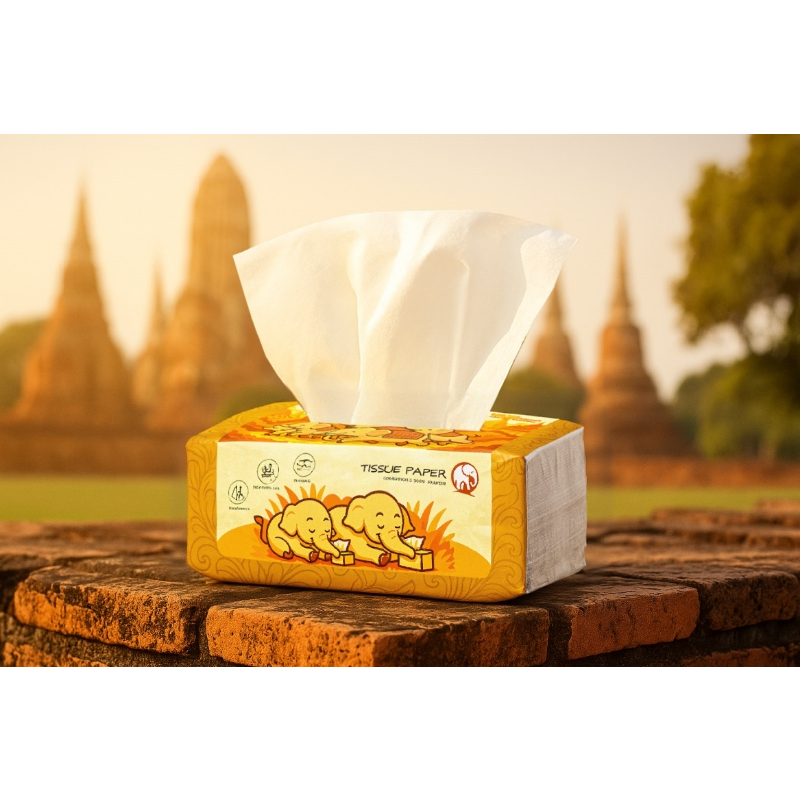 [1ห่อ]ดีลักซ์ คอมฟอร์ท กระดาษทิชชู่ หนา 4 ชั้น 100 แผ่น ห่อใหญ่แน่นๆ