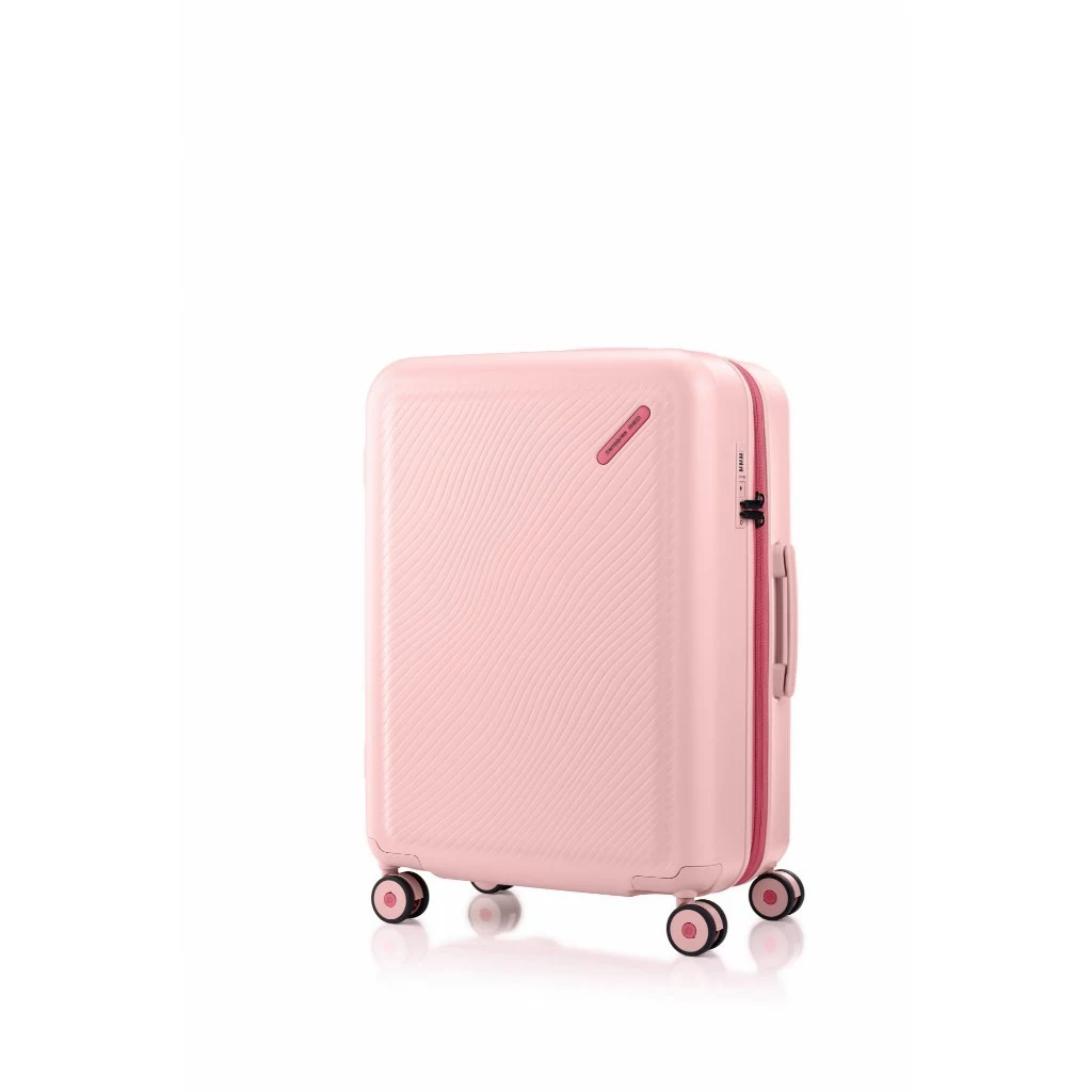 SAMSONITE RED กระเป๋าเดินทางล้อลาก ขยายได้ รุ่น TOIIS OCEAN ขนาด 25 นิ้ว HARDSIDE SPINNER 68/25 EXP TSA LOCK