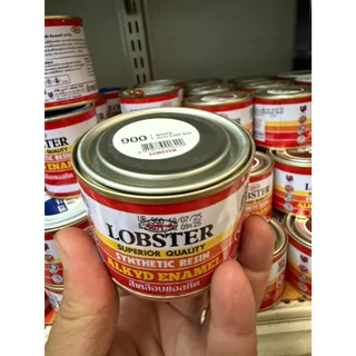LOBSTER สีน้ำมัน สีเคลือบแอลคีด ขนาด 0.085 ลิตร มีหลายสีให้เลือก ราคาต่อ 1 กระป๋อง สีน้ำมันตรากุ้ง สีน้ำมันกุ้ง