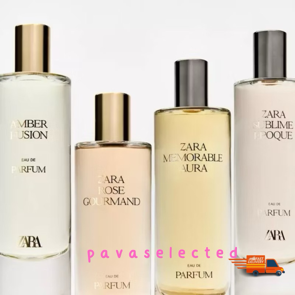 Zara Red Temptation , Sublime , Amber Fusion , Golden Decade , Rose Gourmand , Dark Romance, Black Dart น้ำหอมกลิ่นอำพัน