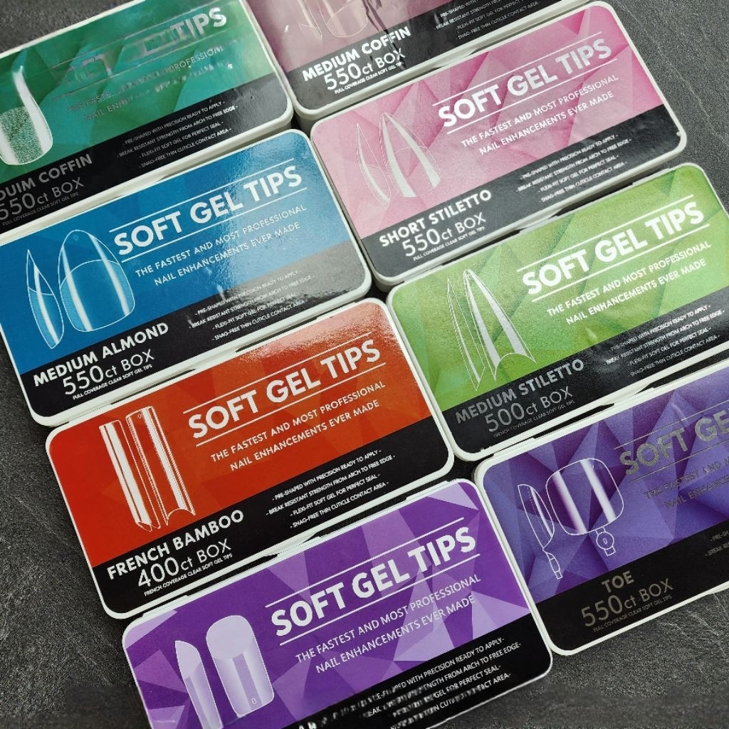 Soft gel tips ซอฟเจลต่อเล็บ