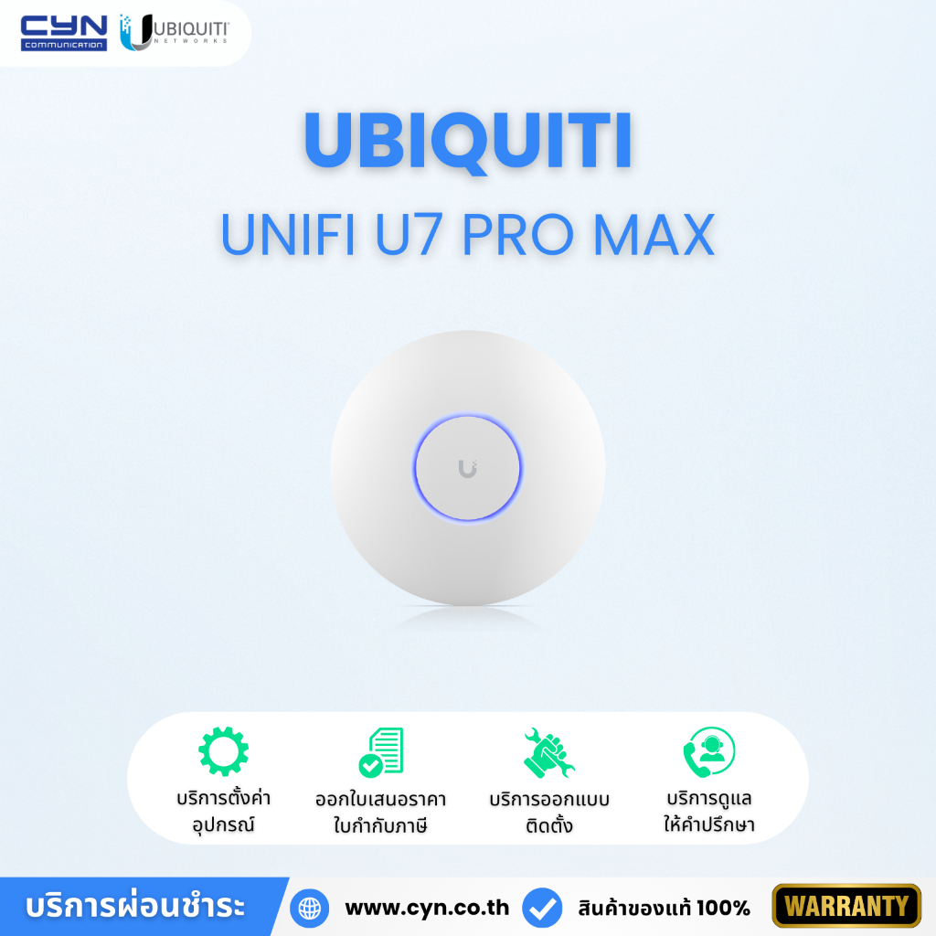 Ubiquiti UniFi U7 Pro Max WiFi 7 Access Point