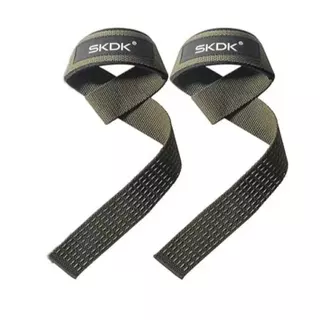 [ส่งจากกรุงเทพ]สายรัดข้อมือยกน้ำหนัก Straps SKDK ช่วยพยุงข้อมือ กันลื่น สำหรับเล่นเวท ฟิตเนส (1 คู่)