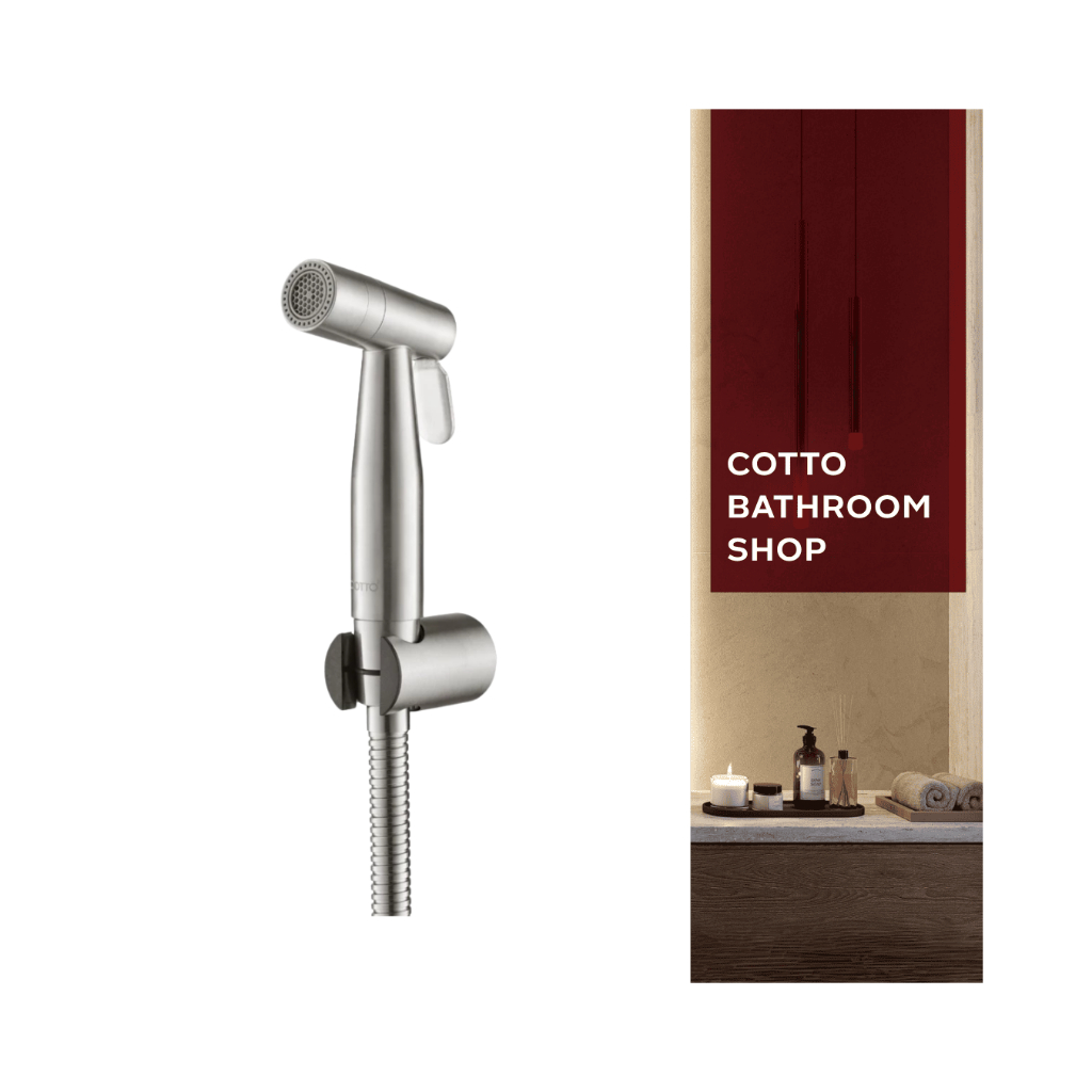 COTTO CT9914#SA(HM) ฝักบัวฉีดชำระสแตนเลส 2 ฟังก์ชั่น