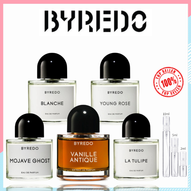 แท้💯 Byredo Vanille Antique / La Tulipe / Gypsy Water 2ml /5ml/10ml น้ําหอมผู้หญิง
