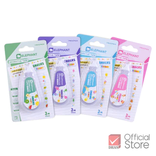 Elephant เทปตกแต่ง แฟนซี 3M คละลาย จำนวน 1 ชิ้น