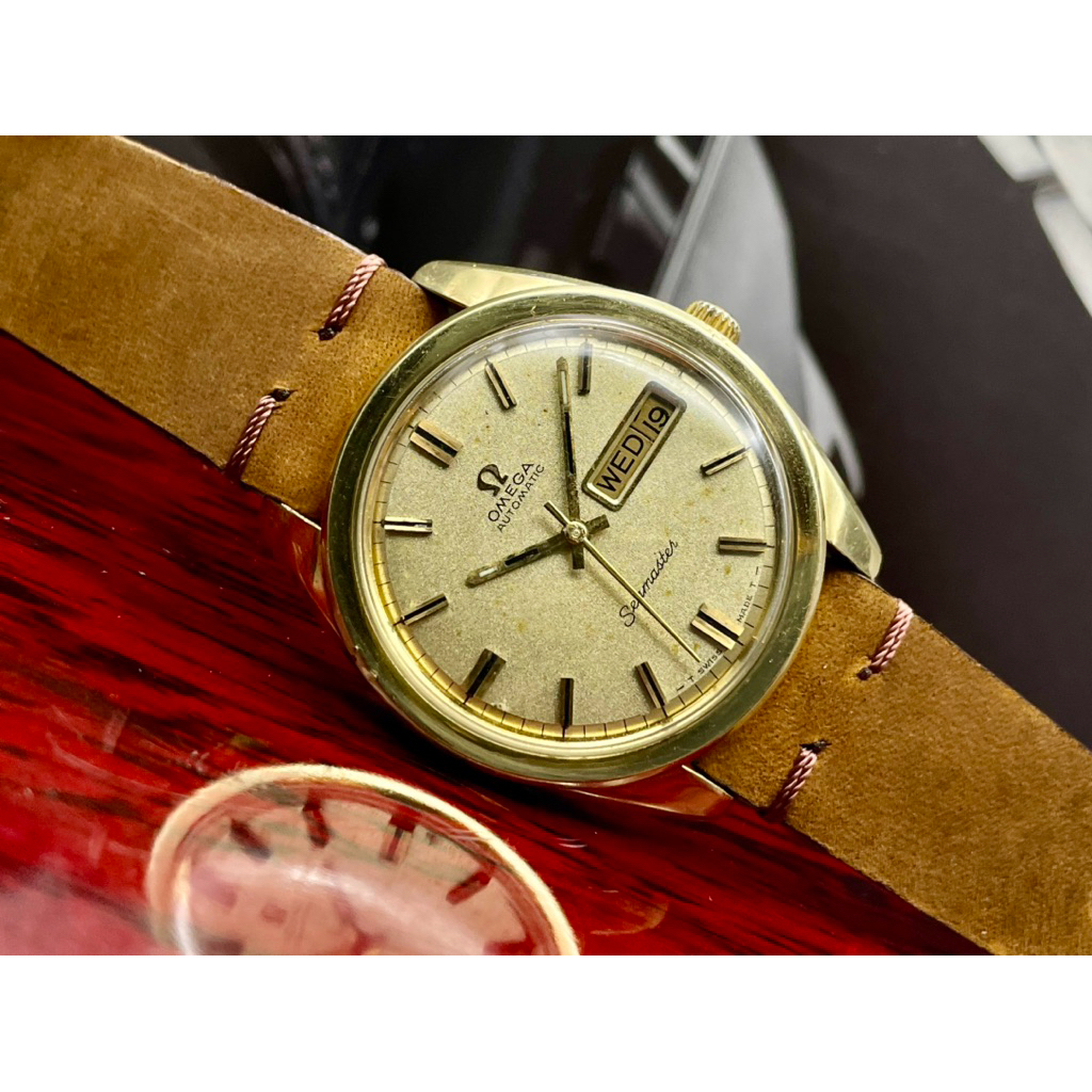 Vintage Omega Seamaster Jambo Automatic ทองหุ้ม 14k นาฬิกามือสอง แท้100%
