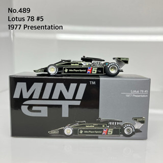 Mini GT No. 489 Lotus 78 #5 1977 Presentation
