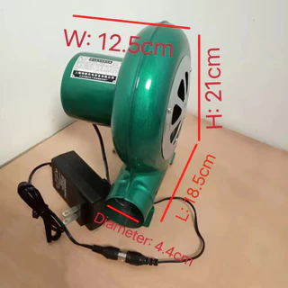 7000/120000RPM พัดลมหอยโข่ง เทอร์โบ ปรับรอบได้ 12V DC กับอะแคปเตอร์ ที่ปรับได้ ลมแรง พัดลมเทอร์โบ