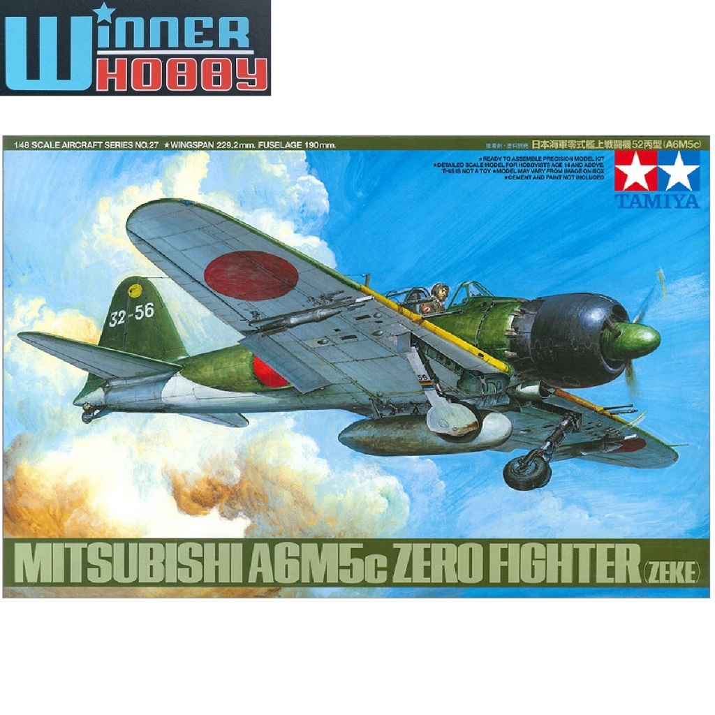Tamiya 61027 Mitsubishi A6M5C 1/48