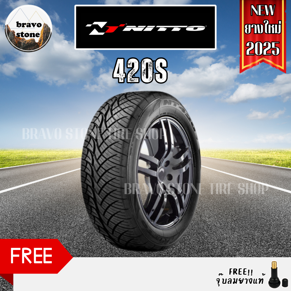 NITTO รุ่น 420S 255/55R18 255/50R18 265/60R18 265/50R20 ยางใหม่ปี 2025 (ราคาต่อ 1 เส้น) แถมฟรีจุ๊บลม
