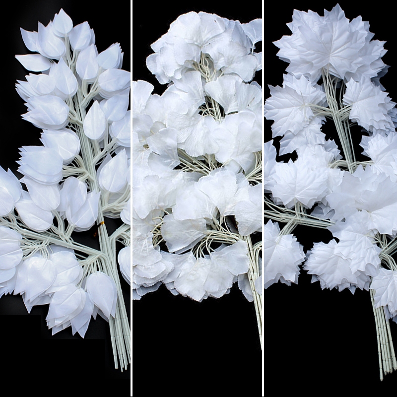 12 ชิ้น ใบไม้ปลอม ใบเมเปิ้ลประดิษฐ์ ใบเมเปิ้ลจําลอง สีแดง รูปที่ 8