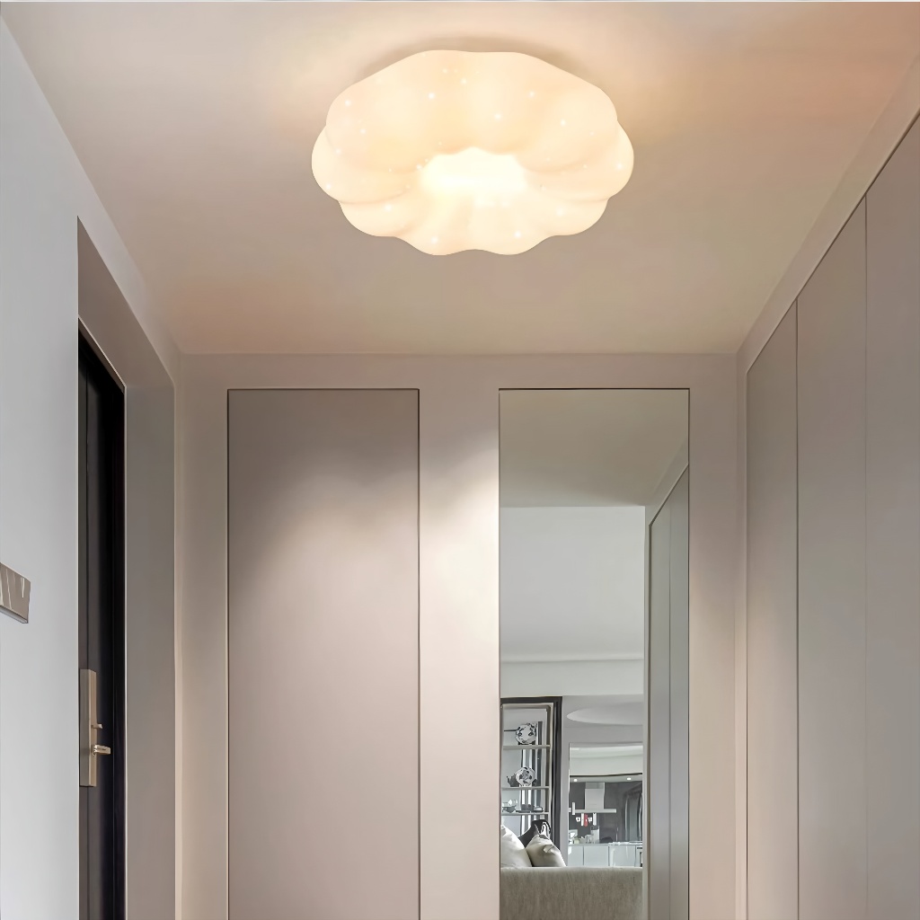 โคมไฟเพดาน LED สไตล์โมเดิร์น โคมไฟเพดานห้องนอน โคมไฟรูปเมฆ เหมาะสำหรับตกแต่งห้องนอน/ห้องเด็ก - รูปที่ 6