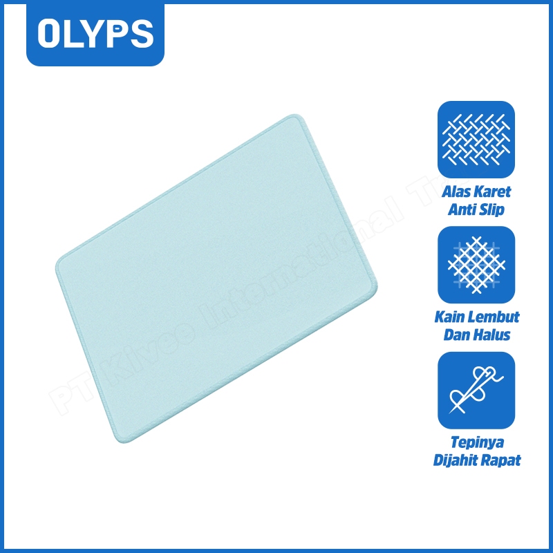 OLYPS Mouse Pad แผ่นรองเม้าส์ กันน้ำ ทน หนานุ่มลื่น