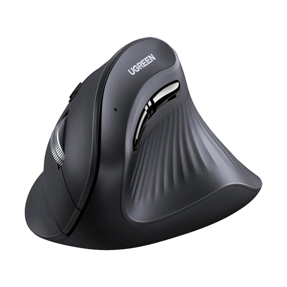 Ugreen (MU008) 45388 เมาส์ไร้สาย Vertical Ergonomic mouse เมาส์เพื่อสุขภาพ เมาส์แนวตั้งไร้สาย ไร้เสียง - รูปที่ 2