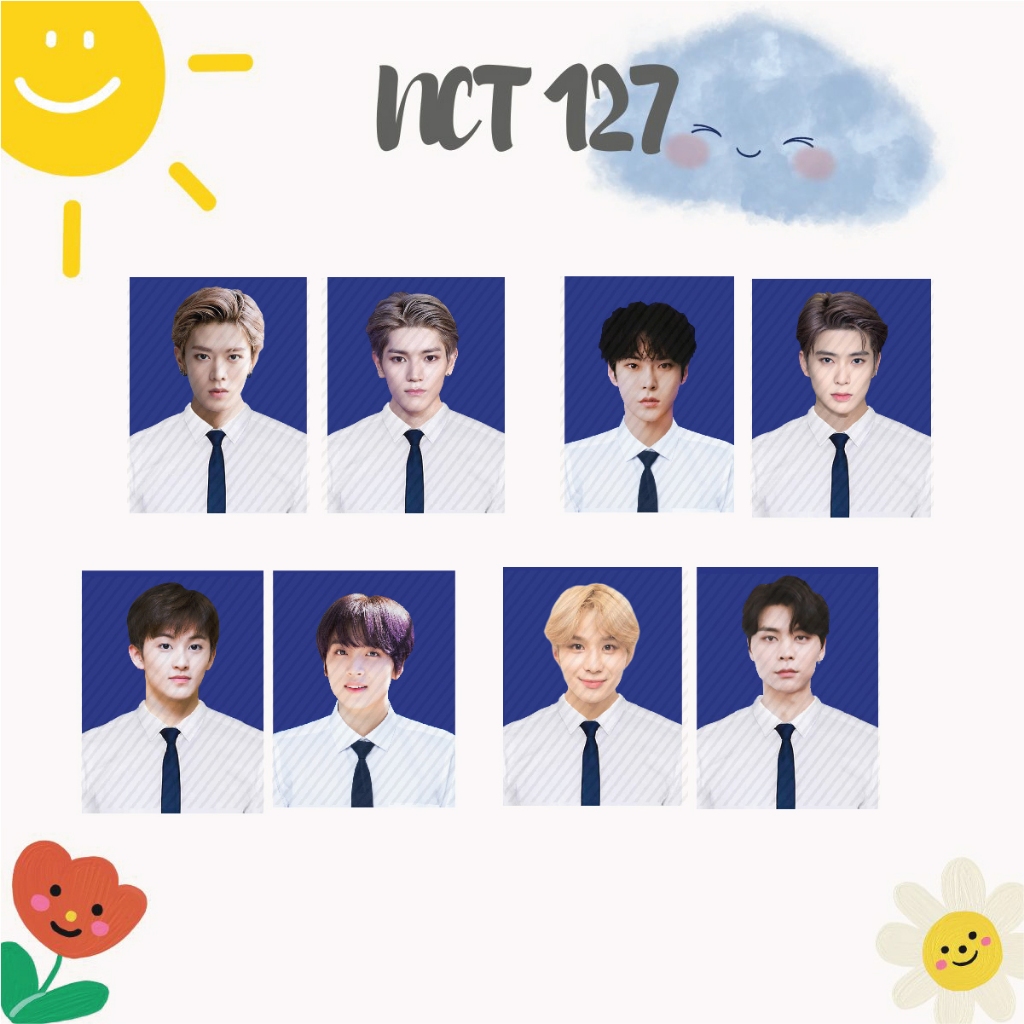 nct 127 รูปติดบัตรหนึ่งสองเจ็ด