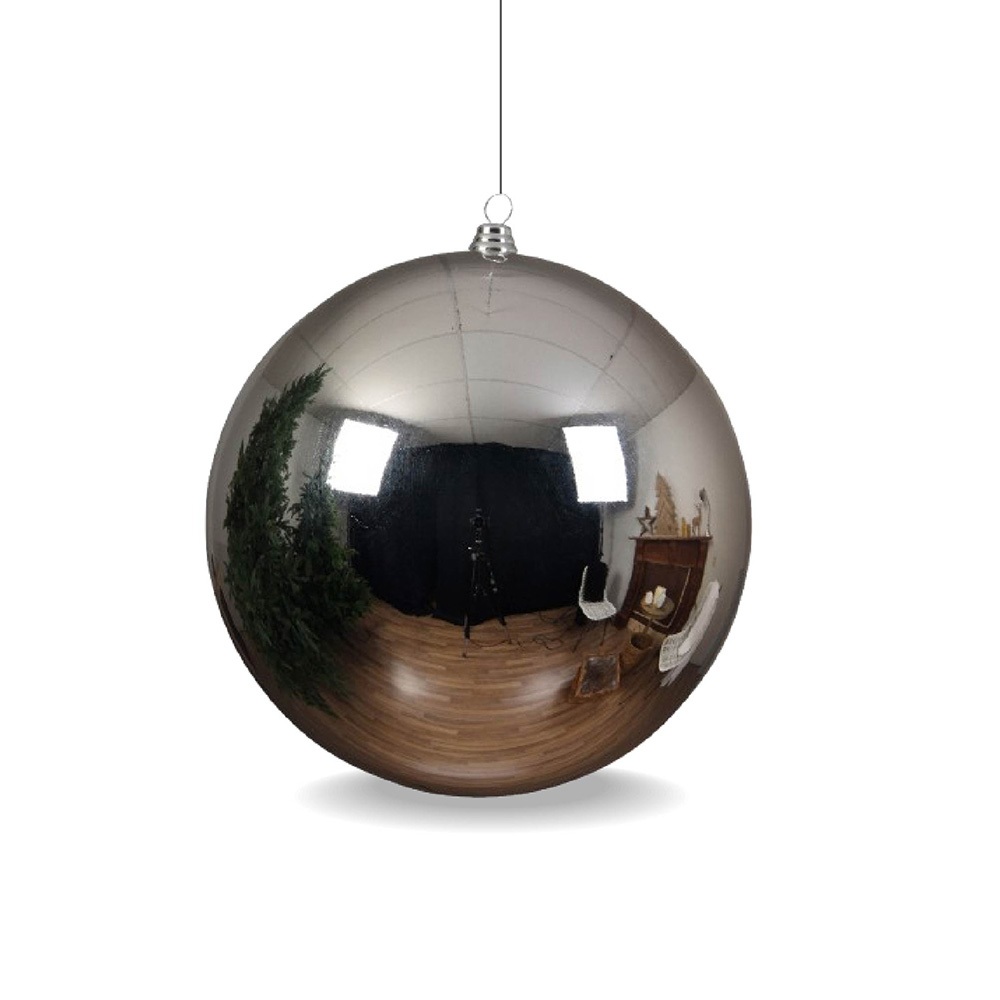 ลูกบอลคริสต์มาสขนาดใหญ่ Silver - Large Christmas Baubles Shatterproof | Ø 14 cm.