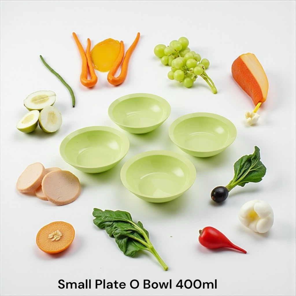 จานนึ่งได้ Tupperware รุ่น Plate O Bowl ขนาด 400//700ml (1ใบ) ล้างออกง่าย ไม่ติดคราบ
