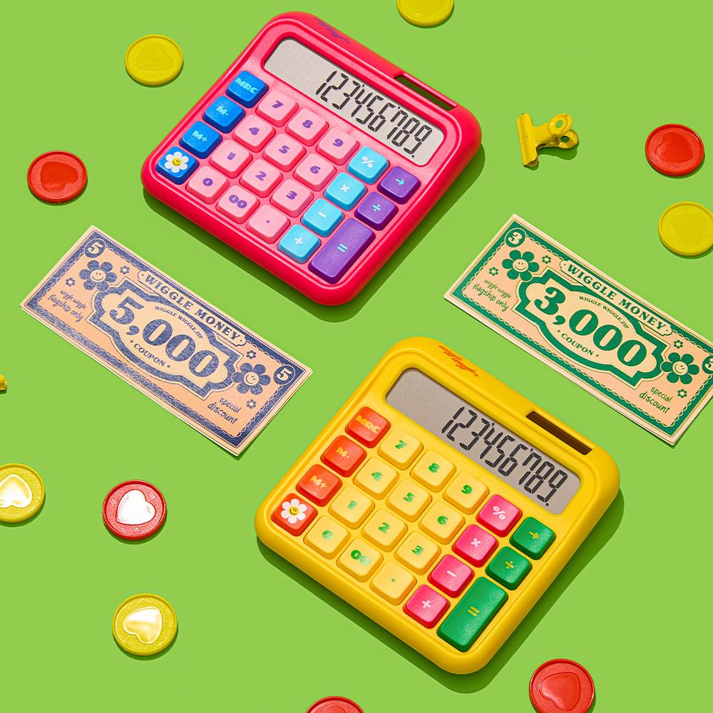 ( พร้อมส่ง ) Wiggle Wiggle Electronic Calculator เครื่องคิดเลข