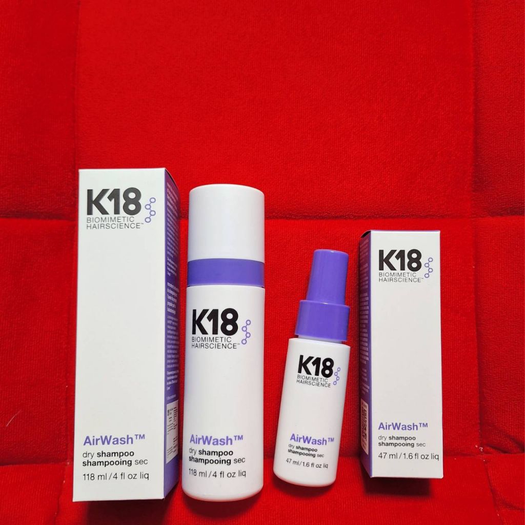 โค้ดลดทักแชทของแท้ K18​ AirWash dry shampoo shampooing 118ml ดรายแชมพูทำความสะอาดเส้นผมและหนังศีรษะแบบไม่ต้องล้างออก – โปรปัง
