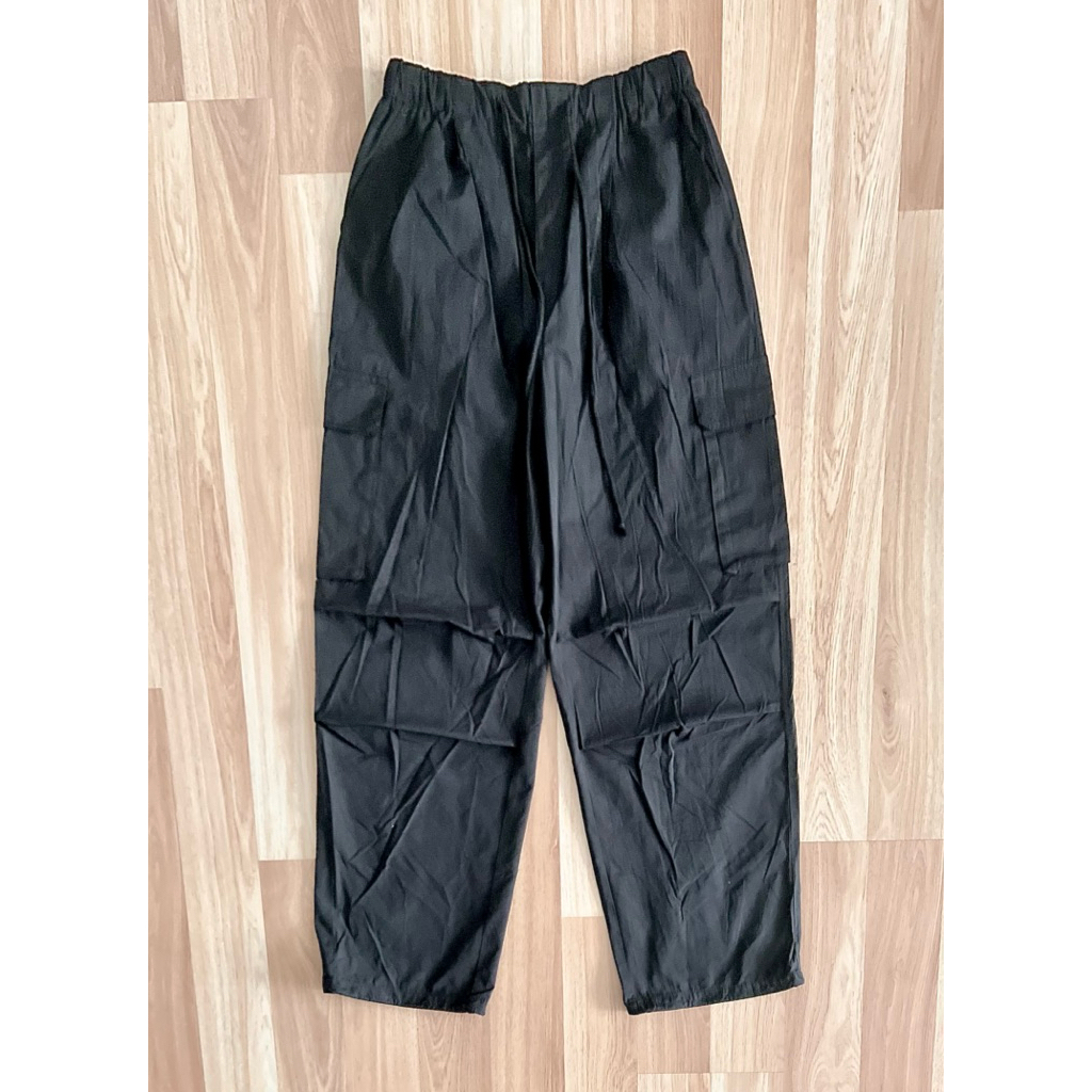 gu cargo woman pant ดำm
