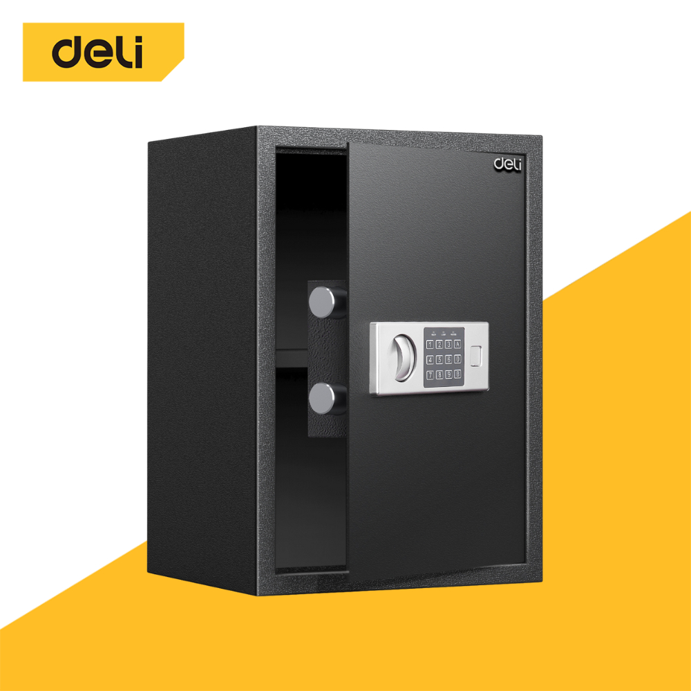 Deli ตู้เซฟ ตู้เซฟนิรภัย 2 ระบบ ทั้งกุญแจและรกัสผ่าน ปลอดภัย มีหลากหลายขนาด รับประกัน 1 ปี Safe Box