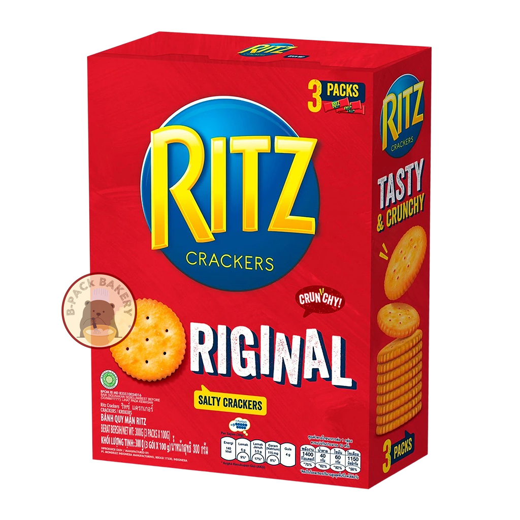 (ริทช์ แครกเกอร์) ริทซ์ ออริจินัล แครกเกอร์ RITZ Original Cracker 300g