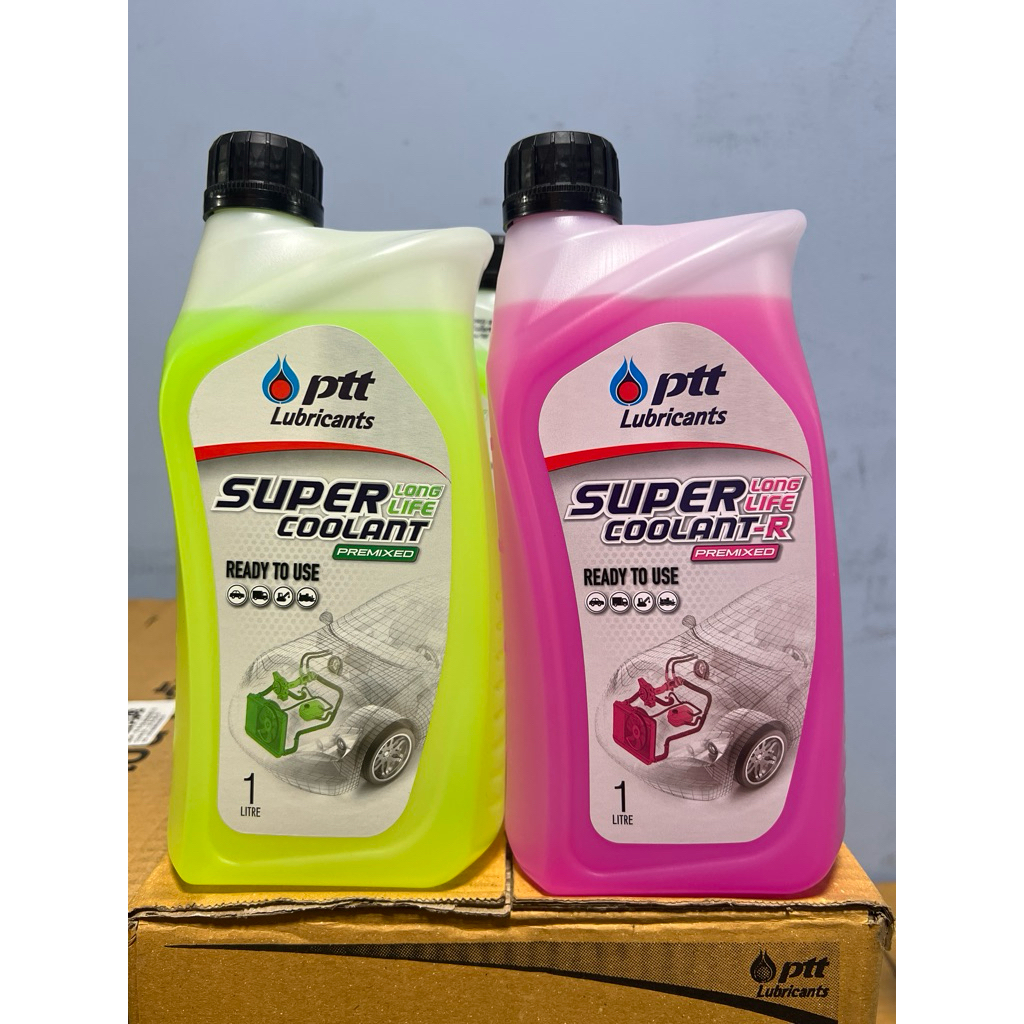 น้ำยาหล่อเย็นหม้อน้ำ ปตท PTT SUPER LONG LIFE COOLANT (พร้อมเติม) ขนาด 1 ลิตร