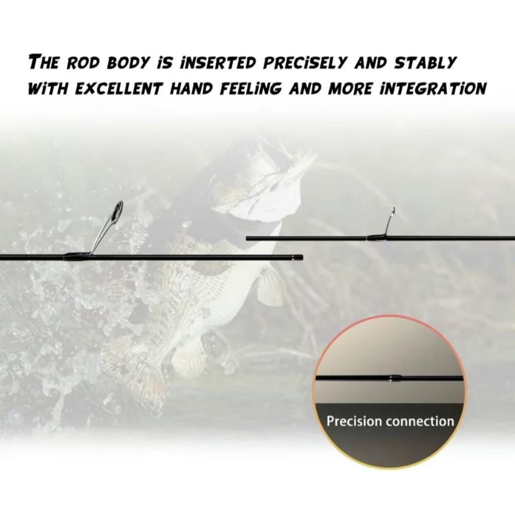 UL 1.35/1.5m/1.8m 2-7lb ultra light fishing rod spinning rod baitcasting RodตกปลาPrawn Rodคาร์บอนไฟเบอร์Rodชุดคันเ - รูปที่ 4
