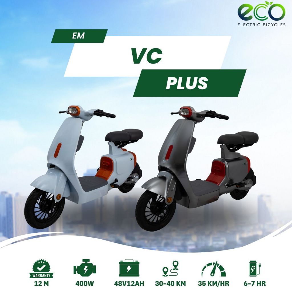 EM VC Plus จักรยานไฟฟ้า พร้อมบริการหลังการขายศูนย์ไทย (ทักแชทสอบถามค่าจัดส่งก่อนสั่งซื้อ)