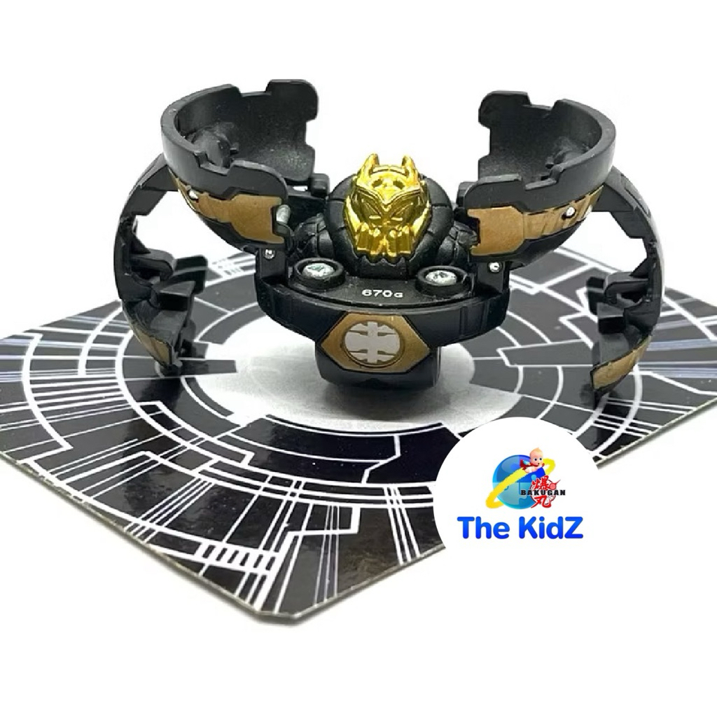 ThekidZ: บาคุกัน Bakugan Wilda B2 Bronze Attack Black Subterra Battle Brawlers (Black and Gold)