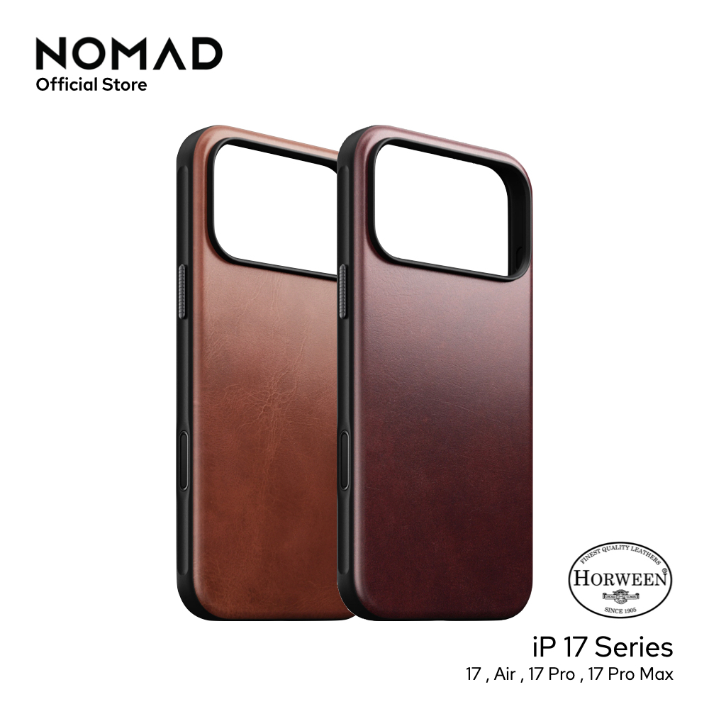 NOMAD เคสหนังกันกระแทก Modern Horween Leather Case Limited Edition ใช้สำหรับ iPhone 17 Series
