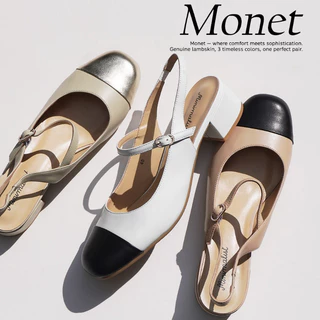 𝐌𝐈𝐍𝐈𝐌𝐀𝐋𝐈𝐒𝐓 รองเท้าแมรี่เจนหนังแกะ รุ่น Monet สูง 1.5 นิ้ว หน้าเท้ากว้าง เดินสบาย