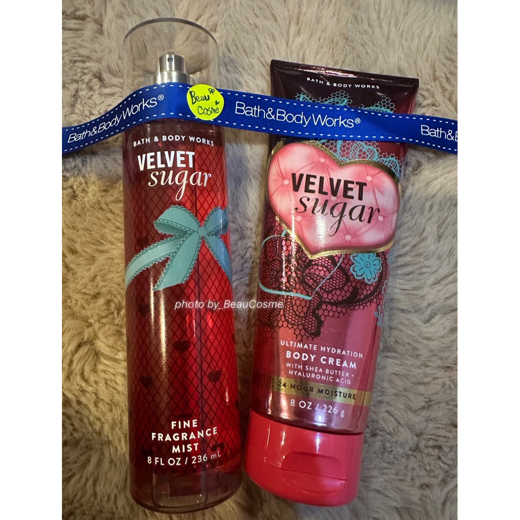 Velvet Sugar ❤️  Bath&BodyWorks    BodyCare  สินค้าพร้อมส่ง Mist Cream Lotion Showergel
