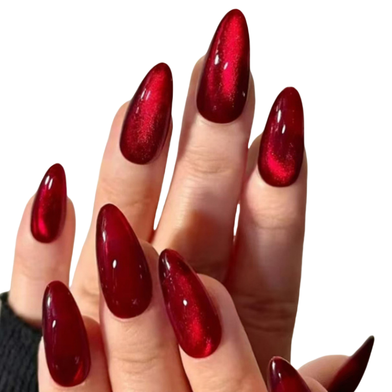 จัดส่งวันนี้ 【W1885】เล็บปลอมสำเร็จรูป เล็บปลอมยาว กันน้ำ หลากหลายสไตล์ กล่องละ 24 ชิ้น