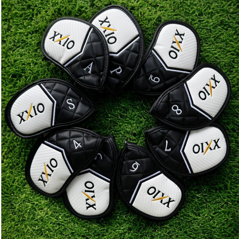 ปลอกคลุมไม้กอล์ฟ ไอรอนโค่เว่อร์ XXIO Golf Iron Cover White-Black
