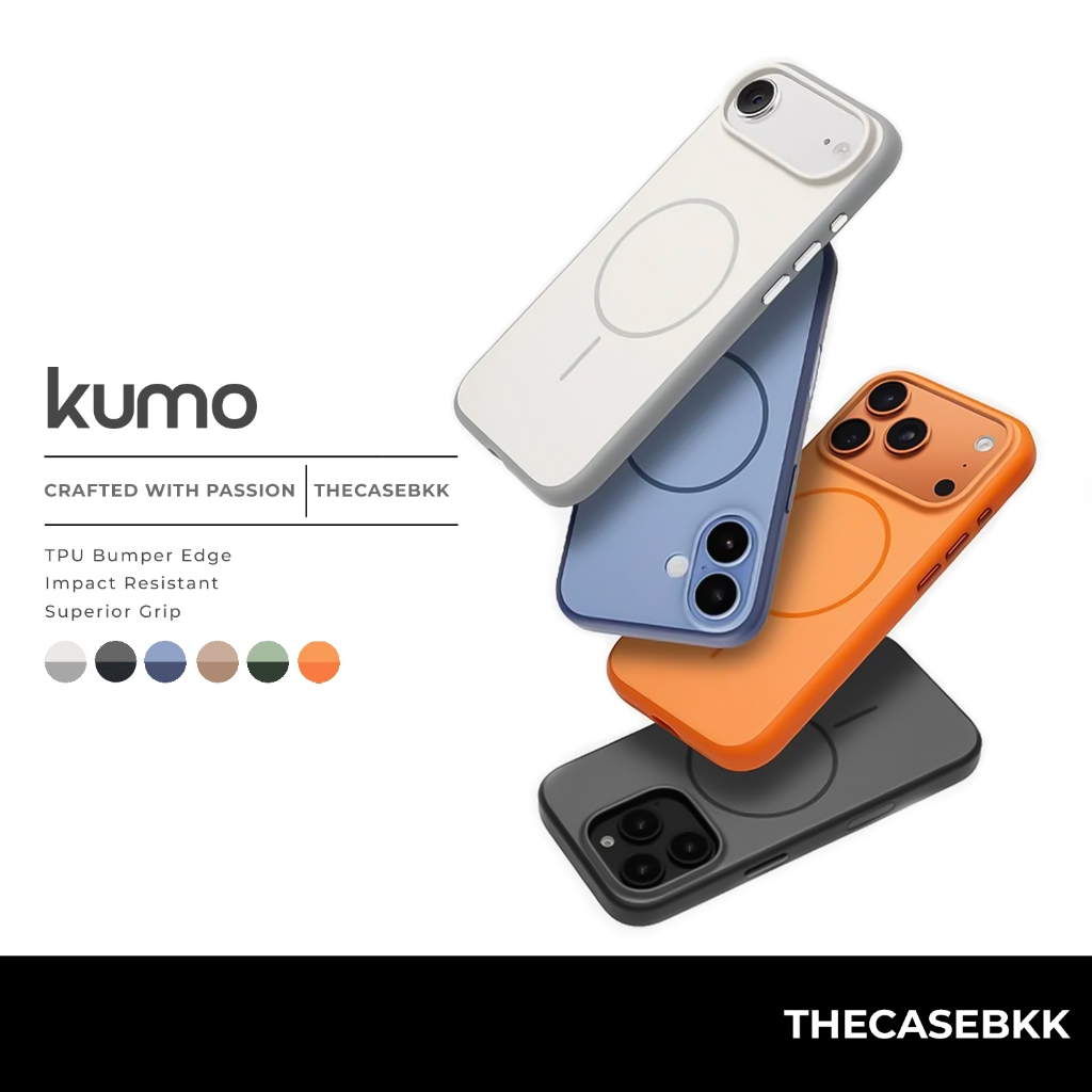 Kumo Design เคสไอโฟน16 THECASEBKK เคสกันกระแทก iPhone Case