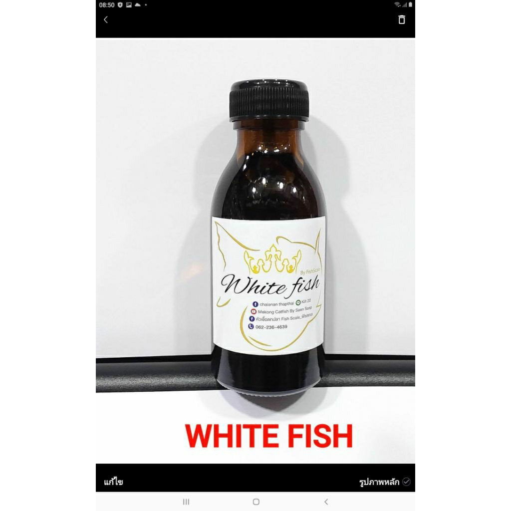 หัวเชื้อผง และ หัวเชื้อน้ำ ตกปลาเกล็ด ปลาหนัง อุปกรณ์ตกปลาแบรนด์ FISH SGALE  GOLD FISH - รูปที่ 7