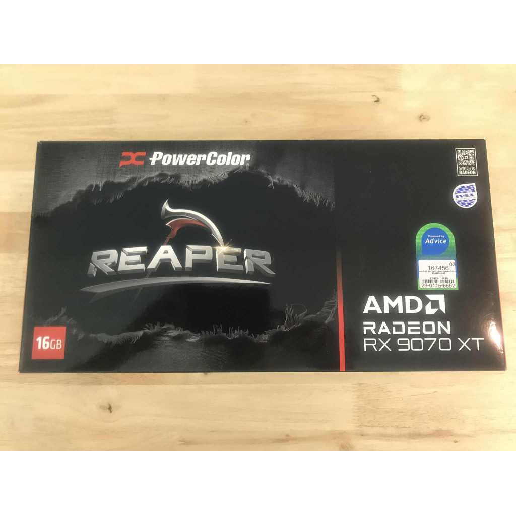 (พร้อมส่ง)AMD การ์ดจอ Powercolor RX 9070 XT Reaper 16gb