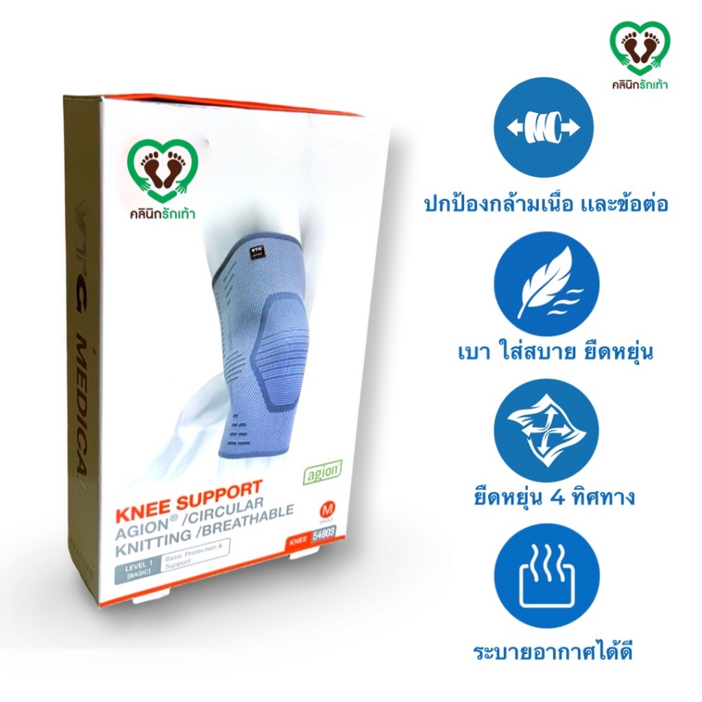 Knee support - นุ่มเข่า รุ่น Genu-Fex เเบบยืดหยุ่นในทุกทิศทาง